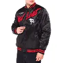 Dodge Hellcat Flame Varsity Satin Jacket