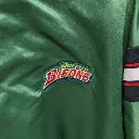 Buffalo Bisons Green Minor League Bomber Satin Jacket