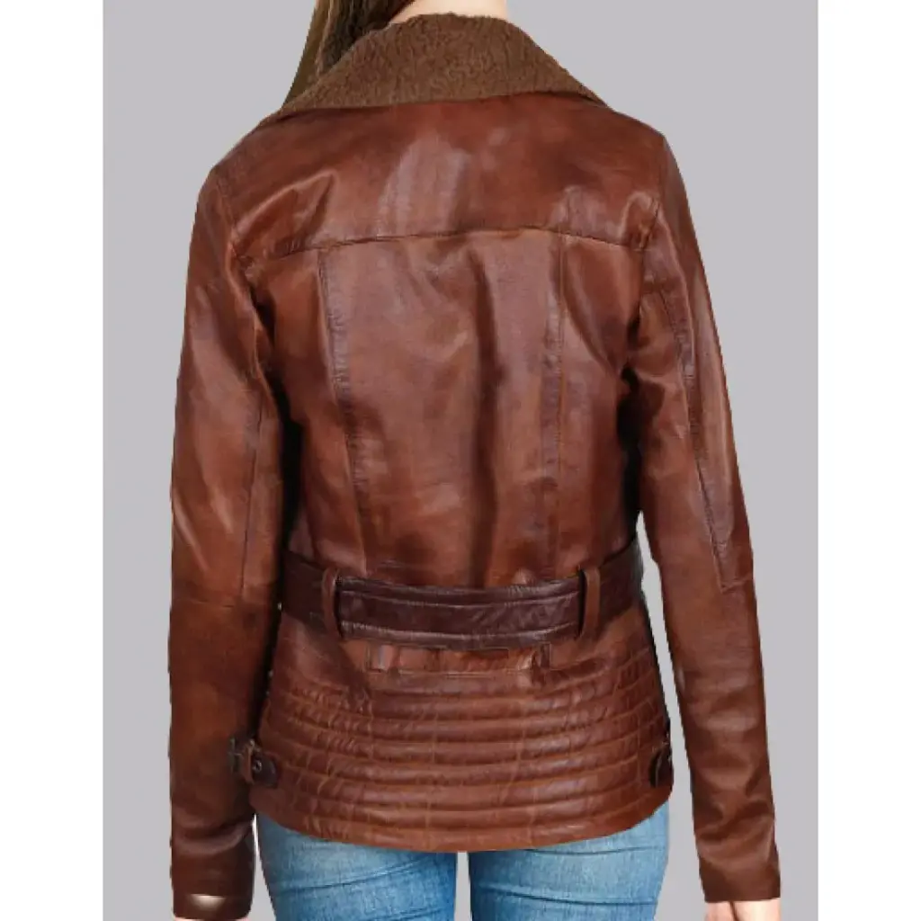 Blingsoul Women Leather Jacket