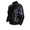 Rocky 2 Tiger Balboa Black Leather Jacket