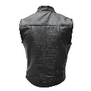 Mens Motorcycle Alligator Vest