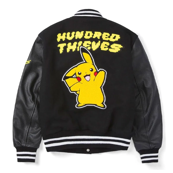 Golden Bear Pikachu Varsity Jacket
