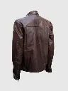 Vintage Brown Leather Jacket 