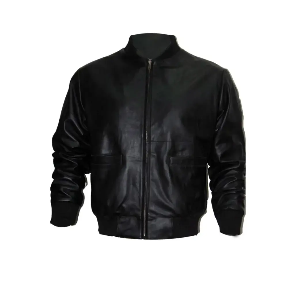 Rocky 2 Tiger Balboa Black Leather Jacket