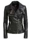 Women's Motorcycle Leather Jacket